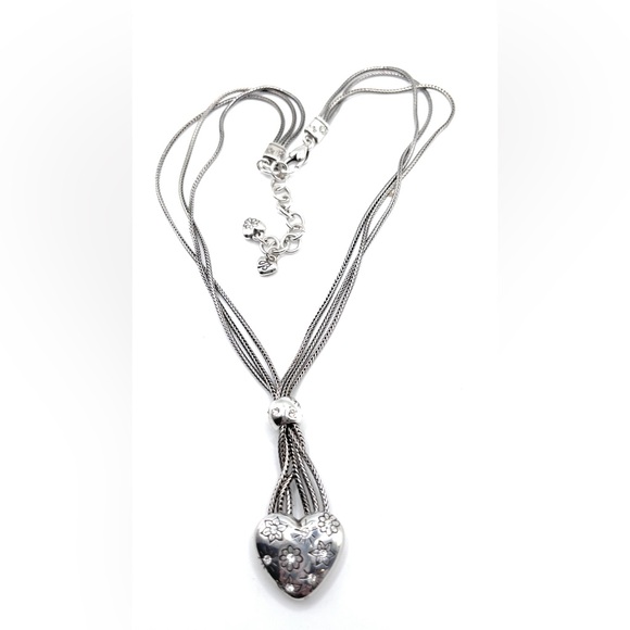 Brighton Sparkling Heart Necklace 4829 - Picture 3 of 3